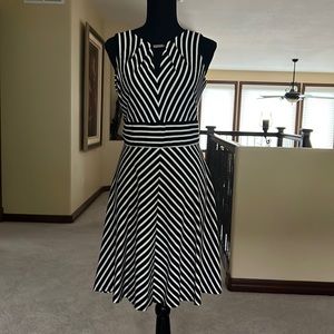 White House Black Market Striped dress size 6